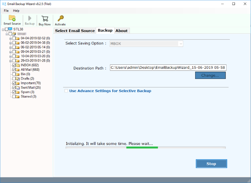 import office 365 emails