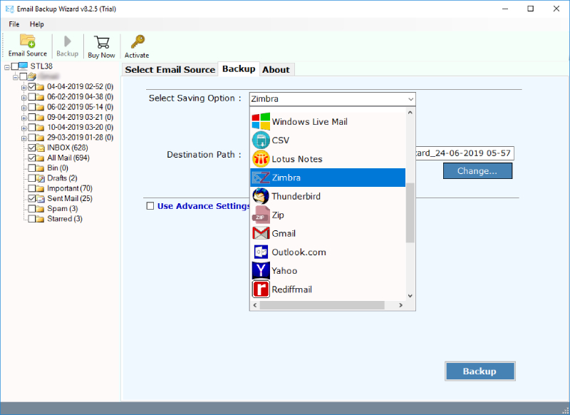 How to configure Zimbra account in Outlook 2019?