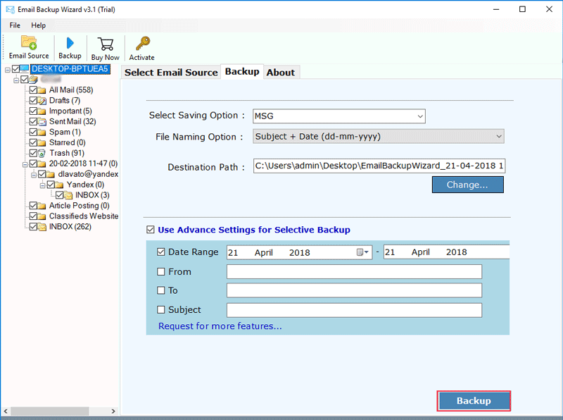 click-backup-button