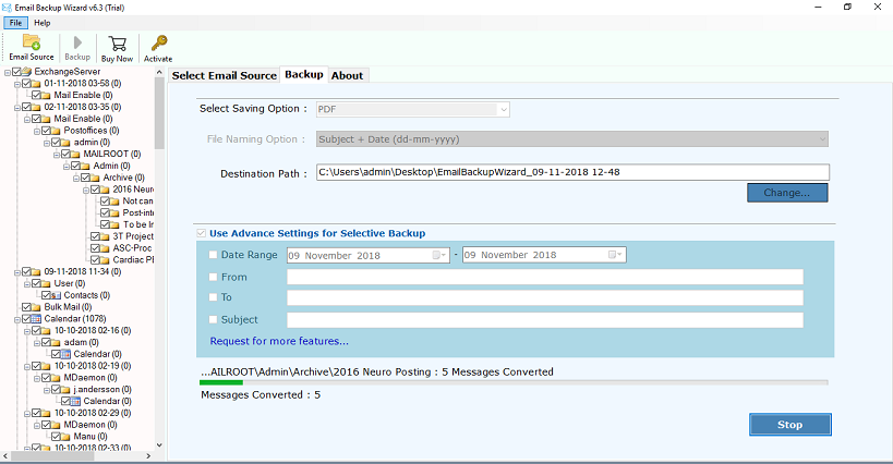 exchange-server-backup-process-running