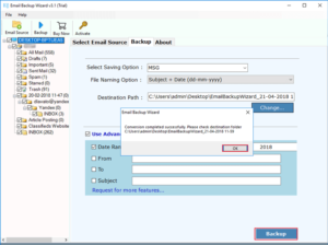 hotmail backup wizard download